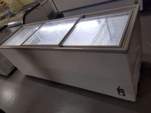 GLASS TOP FREEZER / ISLAND FREEZER / COMMERCIAL CHEST FREEZER / DISPLAY FREEZER / COMMERCIAL FRIDGE