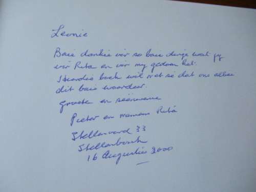 PA VERHOEF Terugblik van 'n "Brugbouer".