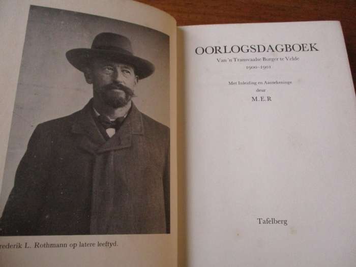 OORLOGSDAGBOEK van `n Transvaalse burger te velde 1900-1901. MER