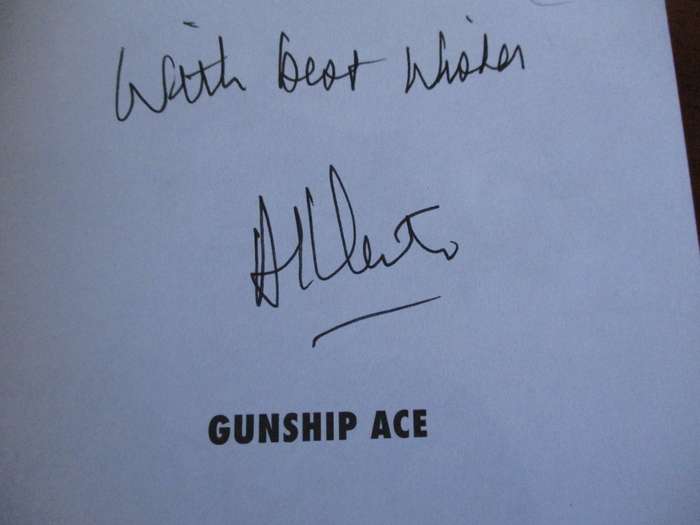 SIGNED. GUNSHIP ACE The wars of Neall Ellis, helicopter pilot and mercenary AJ Venter