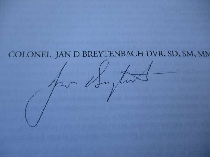 SIGNED. EAGLE STRIKE  Col. Jan Breytenbach