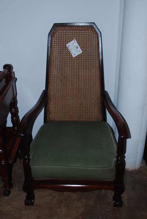Ball and claw caneback chair