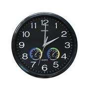 Indoor/Outdoor Thermometer with Indoor Hygrometer and Clock