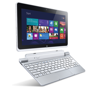 Acer Iconica W511 @ 1.80ghz, 2gb Ram, 64gb SSD, 3G, 10.1" Touch display + Detachable keyboard ,Win10