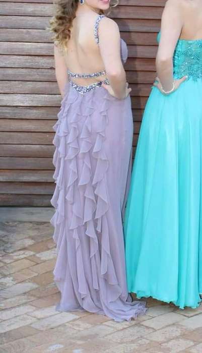 Purple matric dress