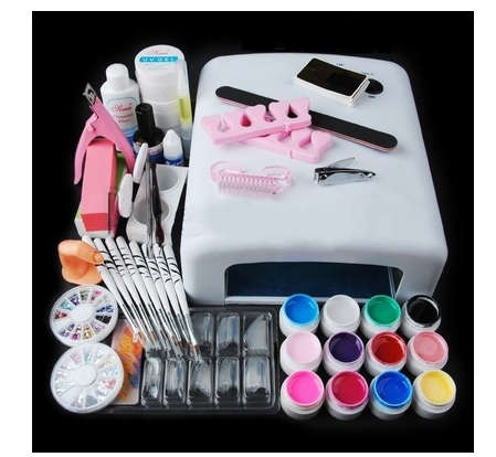 New 12 Color UV Gel Nail Art Tools Sets Kits nail gel nails & tools nail polish kit