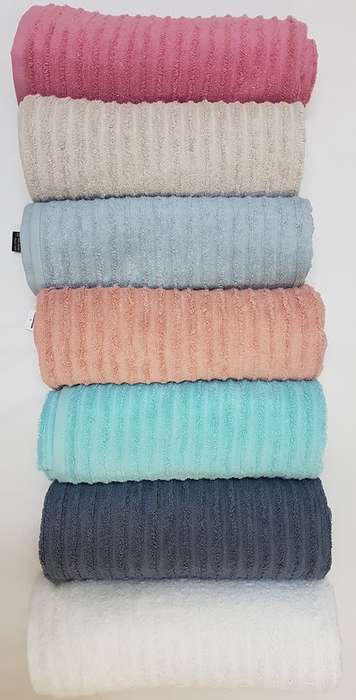 Ribbed bath sheets Glodina 85x150cm - 500gsm - R 125 ea