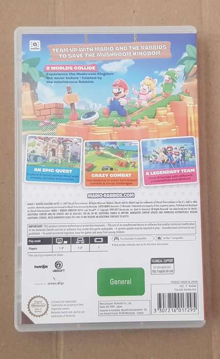 Nintendo Switch Game - Mario+Rabbids: Kingdom Battle