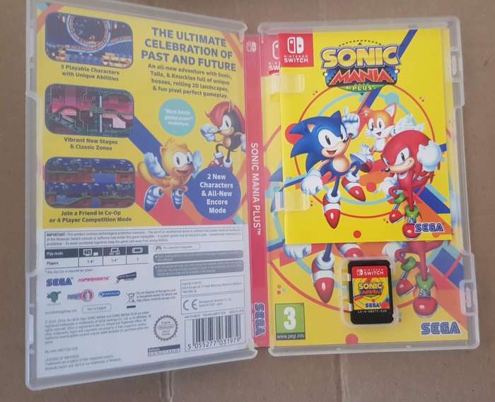 Nintendo Switch Game - Sonic Mania Plus Collectors edition