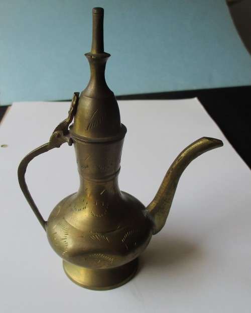 Tall Brass Tea/coffy Pot