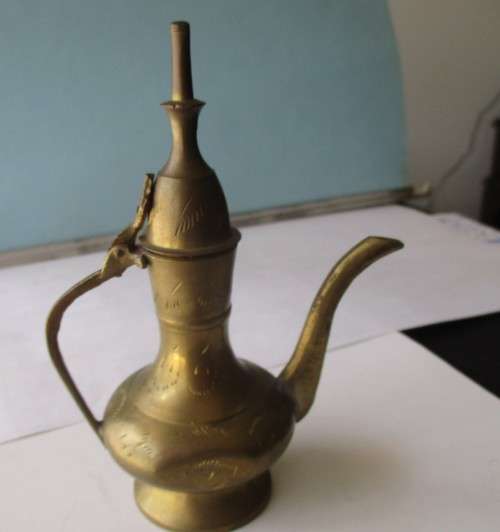 Tall Brass Tea/coffy Pot