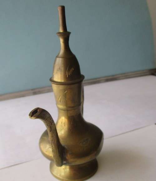 Tall Brass Tea/coffy Pot