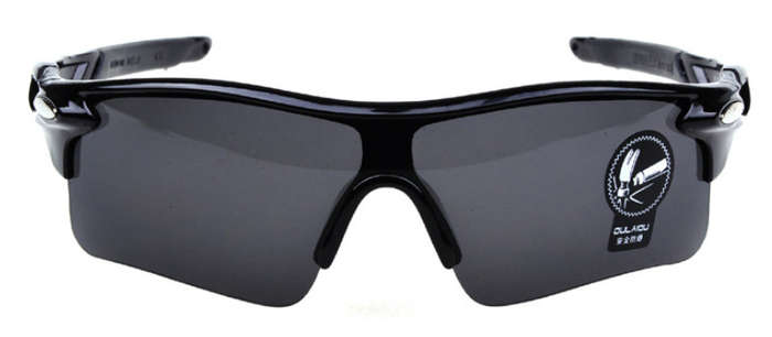 SPORTING DARK GLASSES - BLACK, YELLOW AND CLEAR LENS