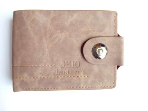 New Men's Bifold Wallet With Magnetic Buckle