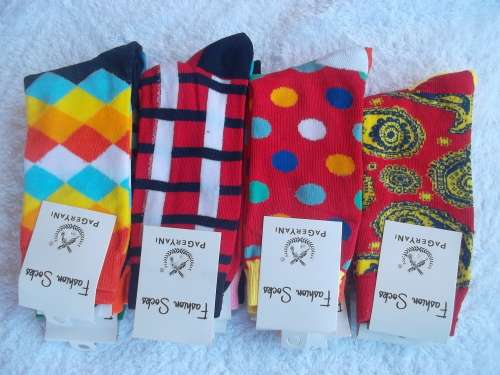 8 Pair Cotton Fashion Socks