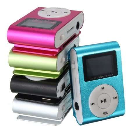 Mini USB Clip MP3 Music Player With LCD Screen Support Micro SD TF Card
