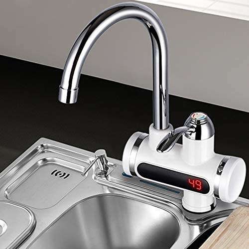 Electric Faucet 360 Degree Rotation Hot Cold Water Instant Appliance
