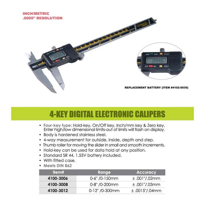 Caliper Vernier Gauge Precision 0-150mm 6inch Digital