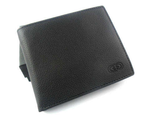 Fashion Men's Pockets Card Holder Bifold Purse Genuine Cow Leather Wallet