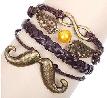 Hot Seller !!! -- European Fashion Leather Bracelet