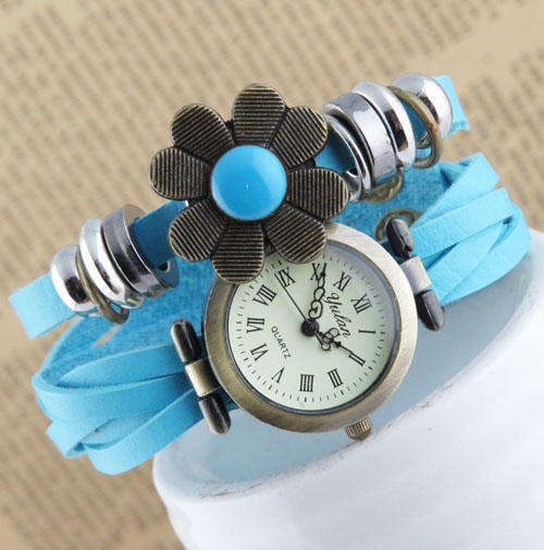 Hot Seller !!! -- European Fashion PU Leather Lady's Watch