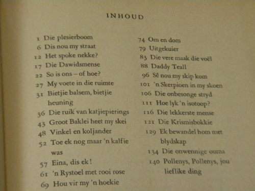 4 X AUDREY BLIGNAUT:  Die Blye Dae, Plesierboom, Oulap se rooi en Pas op vir Jantatarat