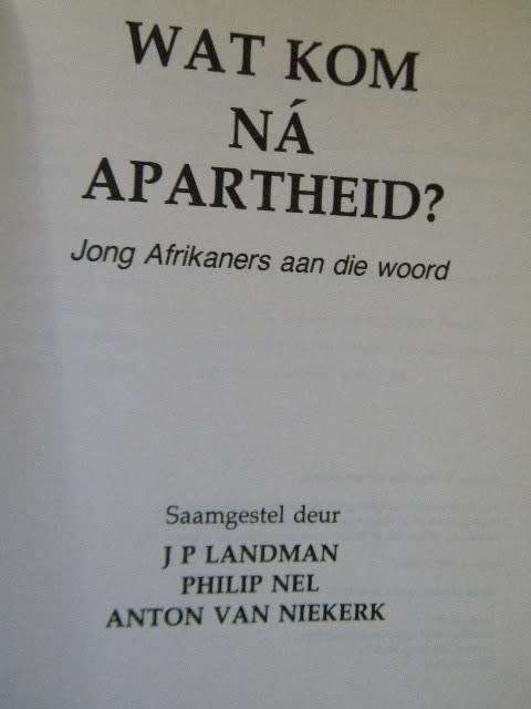 4 BOEKE: Die Politieke Stelsel van SA, Wat kom na Apartheid, Dawie 1946 -1964 en Die Nasionale Party