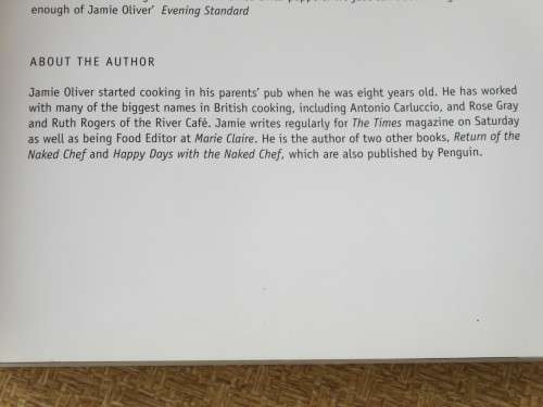 JAMIE OLIVER THE NAKED CHEF