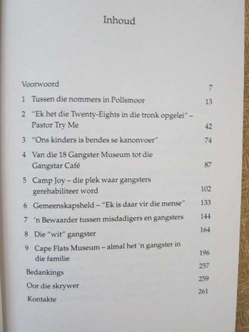 GANGSTER  (Ware Verhale)  deur Carla van der Spuy