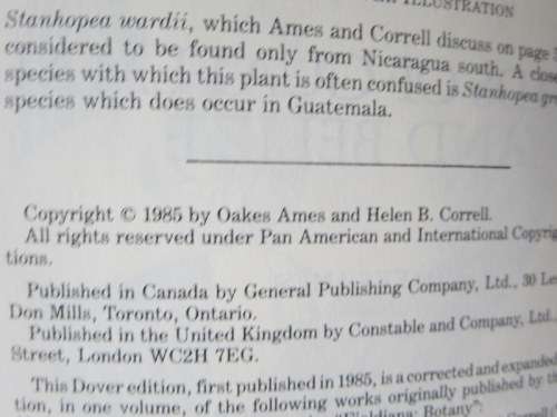 ORCHIDS OF GUATEMALA  AND BELIZE  by Oakes Ames and Donovan Stewart Correll