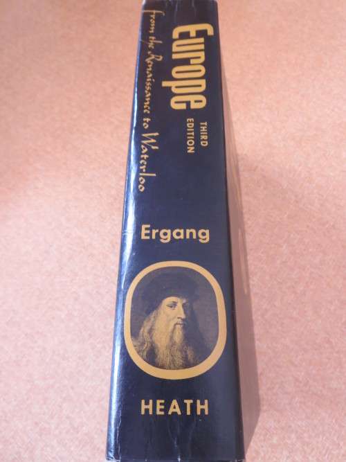 EUROPE FROM THE RENAISSANCE TO WATERLOO  by Robert Ergang