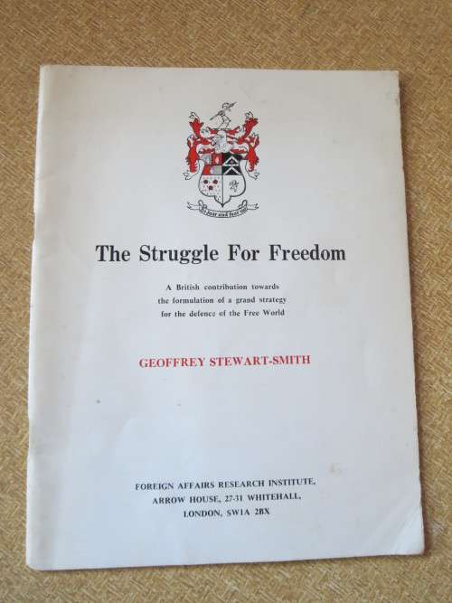 THE STRUGGLE FOR FREEDOM  by Geoffrey Stewart-Smith