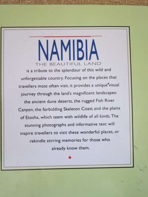 NAMIBIA  The beautiful land  Text by David Bristow