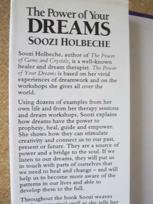 2 X SOOZI HOLBECHE: The Power of Gems and Crystals & The Power of Your Dreams  (SIGNED)