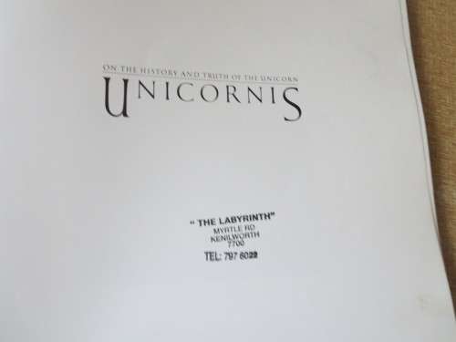 UNICORNIS  by Michael Green  The History and Truth of the Unicorn