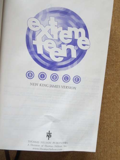 EXTREME TEEN BIBLE  New King James Version