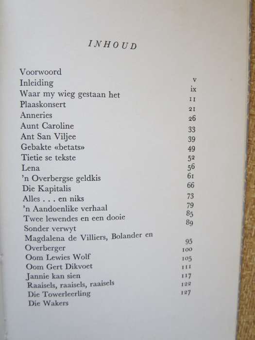 OVERBERGSE EERGISTER  deur C.G.S. de Villiers (Voorwoord: Audrey Blignault) Stories uit Overberg