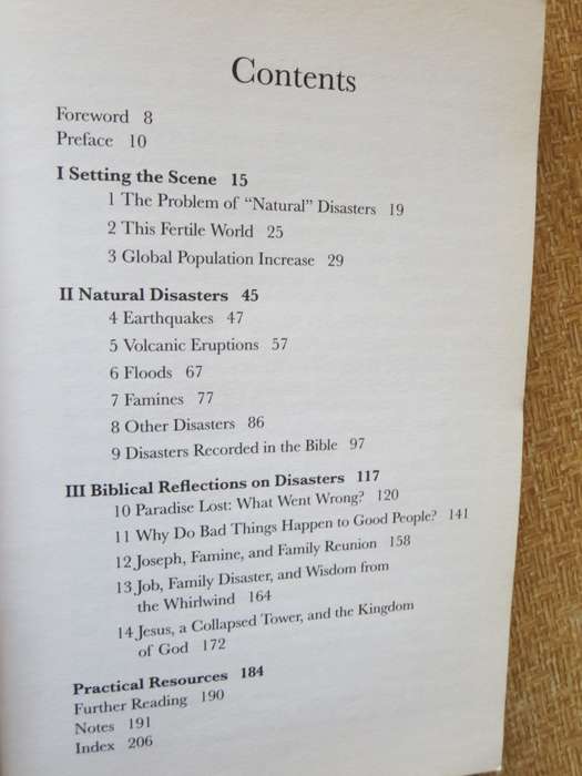 WHO IS TO BLAME?  by Robert S. White  Disasters, Nature and Acts of God