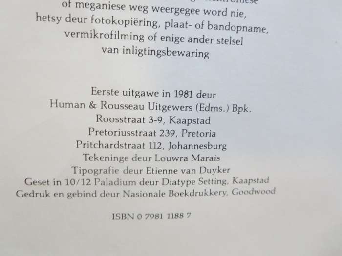 HUISGENOOT SE WENRESEPTE  deur Annette Human