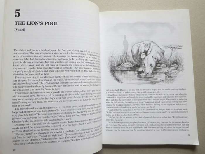 THE BEST OF AFRICAN FOLKLORE  by Phyllis Savory Illustrated by Gina Daniel