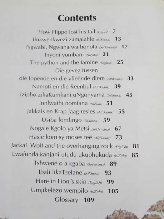 AFRICAN MYTHS AND LEGENDS Folklore from Africa TEXT: ENG/AFR/ISIXHOSA/ISIZULU/SETSWANA