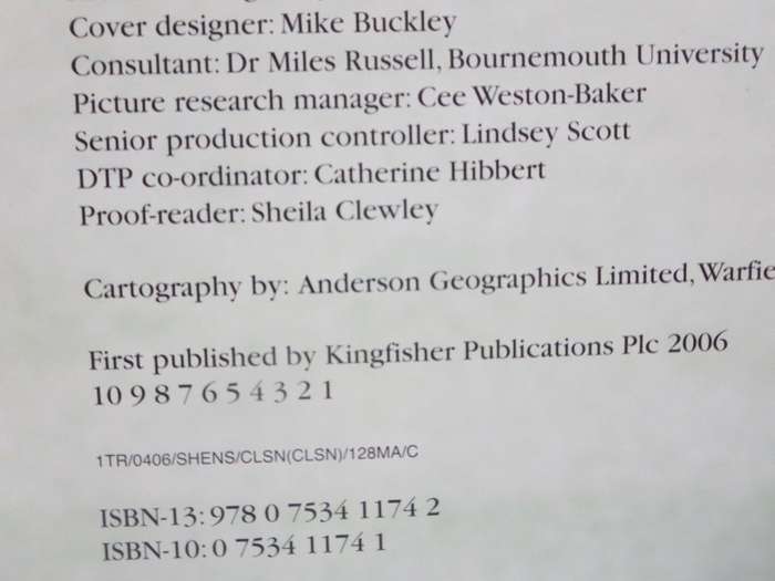 THE KINGFISHER ATLAS OF THE ANCIENT WORLD Pictorial Guide  Ancient Civilizations 1000BCE - 1000CE