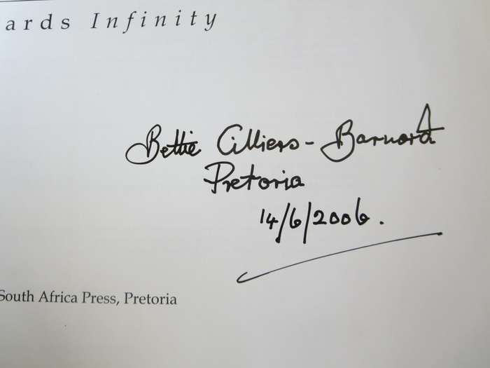 BETTIE CILLIERS-BARNARD. Towards Infinity by Muller Ballot.