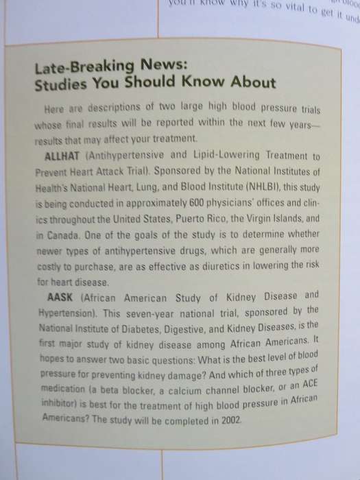 TAKING CHARGE OF HIGH BLOOD PRESSURE  by Susan Perry