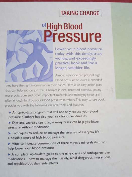 TAKING CHARGE OF HIGH BLOOD PRESSURE  by Susan Perry