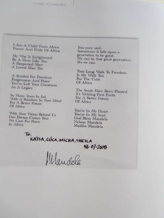 THANK YOU MADIBA A Tribute to Nelson Mandela  Memories of Abílio Soeiro
