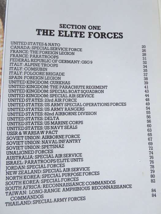 THE WORLD`S ELITE FORCES. Walter N. Lang