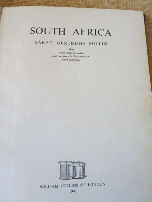 SOUTH AFRICA  by Sarah Gertrude Millin