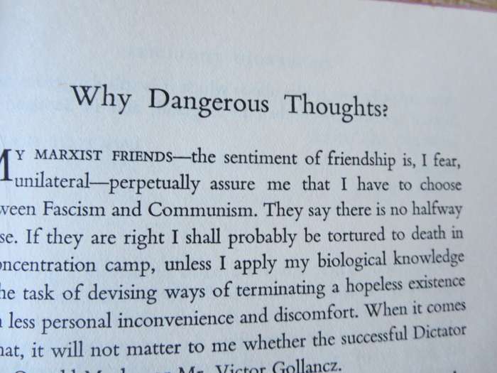 LANCELOT HOGBEN`S DANGEROUS THOUGHTS (Science, teaching, politics)