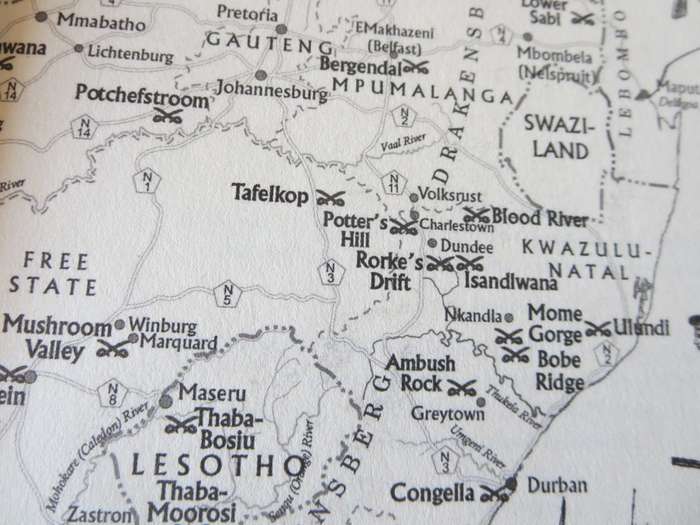 SOUTH AFRICAN BATTLES  by Tim Couzens